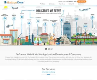 Horizoncore.com(Keywords: web development india) Screenshot
