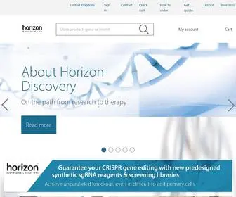 Horizondiscovery.com(Gene editing and gene modulation for life sciences) Screenshot