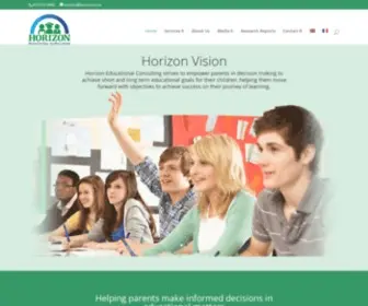 Horizoned.ca(Horizon Educational Consulting) Screenshot