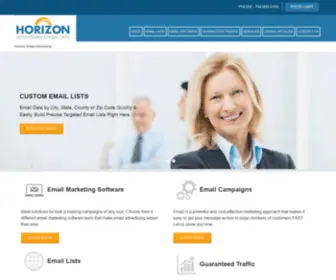 Horizonemailadvertising.com(Bulk Email Software Superstore) Screenshot