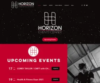 Horizoneventscenter.com(The Horizon Events Center) Screenshot