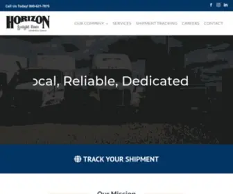 Horizonfreightlines.com(Horizon Freight Lines) Screenshot