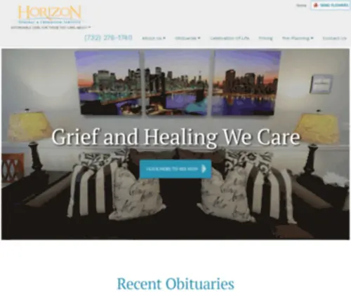 Horizonfuneralservices.com(Proudly Family Owned) Screenshot