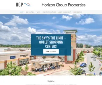 Horizongroup.com(Outlet Shopping Centers) Screenshot