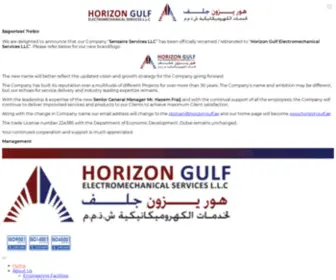 Horizongulf.ae(Horizon Gulf Electromechanical Services L.L.C) Screenshot