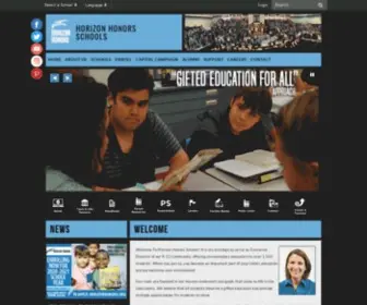 Horizonhonors.org(Horizon Community Learning Center (HCLC) in Phoenix) Screenshot