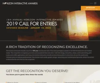 Horizoninteractiveawards.com(Horizon Interactive Awards) Screenshot