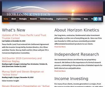 Horizonkinetics.com(Horizon Kinetics) Screenshot