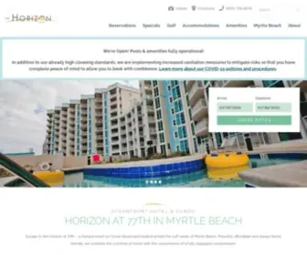 Horizonmyrtlebeach.com(Myrtle Beach Resorts) Screenshot