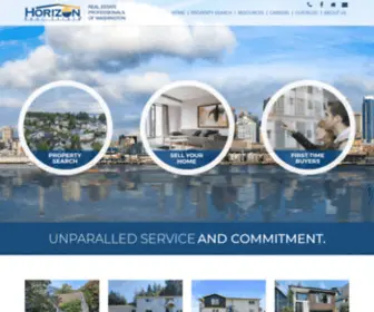 Horizonnw.com(Horizon Real Estate) Screenshot