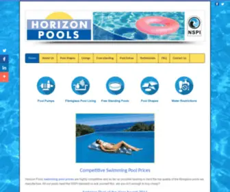Horizonpools.co.za(Horizon Pools) Screenshot