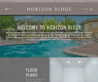 Horizonridgeapartments.com(Apartments for Rent in Henderson) Screenshot