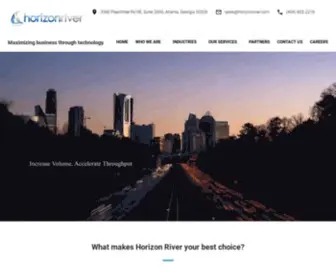 Horizonriver.com(Horizon River helps drive maximum performance from your applications and infrastructure) Screenshot