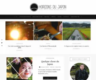 Horizonsdujapon.com(HORIZONS DU JAPON) Screenshot