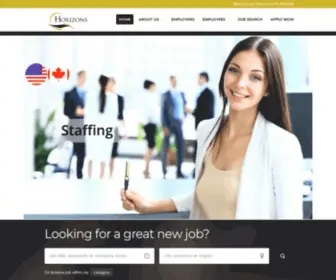 Horizonshrservices.com(Staffing Payroll HR Management) Screenshot