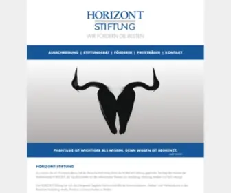 Horizont-Stiftung.de(HORIZONT Stiftung) Screenshot