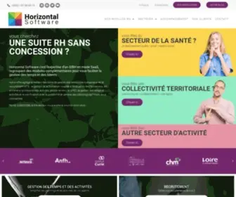 Horizontalsoftware.com(Groupe Horizontal Software) Screenshot