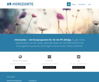 Horizonte-Kurse.ch(Horizonte) Screenshot