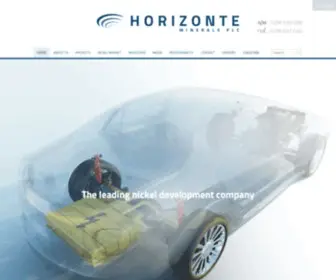 Horizonteminerals.com(The world's leading nickel investment company) Screenshot
