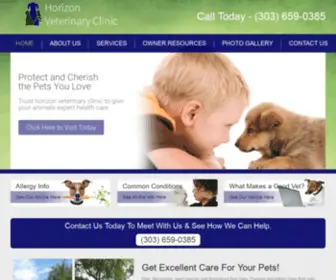 Horizonvetbrighton.com(Horizon Veterinary Clinic) Screenshot