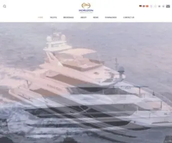 Horizonyachteurope.com(Horizon Yacht Europe) Screenshot