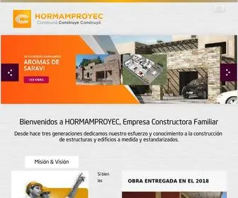 Hormamproyec.com.ar(Construirá Construye Construyó) Screenshot