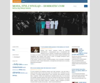 Hormatec.com(Moda, styl i wygląd) Screenshot