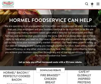 Hormelfoodservice.com(Serving the needs of commercial & non) Screenshot