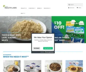 Hormelhealthlabs.com(Nourishment When You Need It Most®) Screenshot