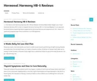 Hormonalharmonyhb5Reviews.com(Hormonal Harmony HB) Screenshot