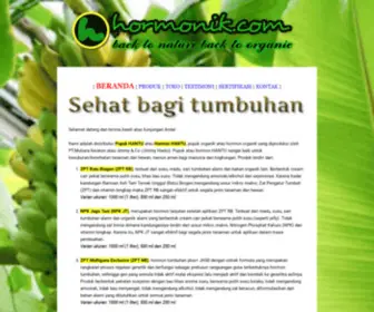 Hormonik.com(Hormonik Hormon Organik Hormon Hantu Pupuk Organik Pupuk Hantu Ratu Biogen) Screenshot