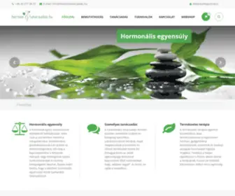 Hormontanacsadas.hu(Szőtsné Vadász Ildikó Hormonegyensúly) Screenshot