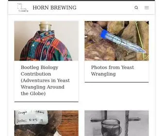 Hornbrewing.com(HORN BREWING) Screenshot