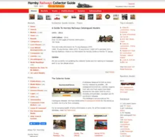 Hornbyguide.com(Hornby Railways Collector Guide) Screenshot