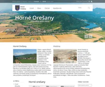 Horneoresany.sk(Horné Orešany) Screenshot