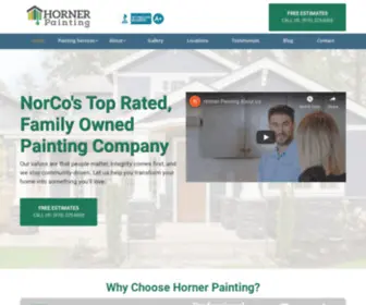 Hornerpainting.com(House Painting Fort Collins) Screenshot