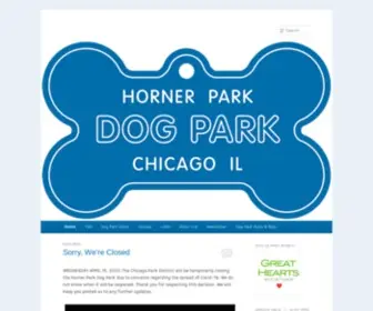 Hornerparkdogpark.org(Horner Park Dog Park) Screenshot