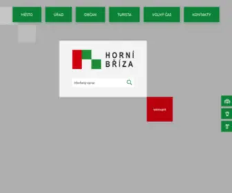 Hornibriza.eu(Město Horní Bříza) Screenshot