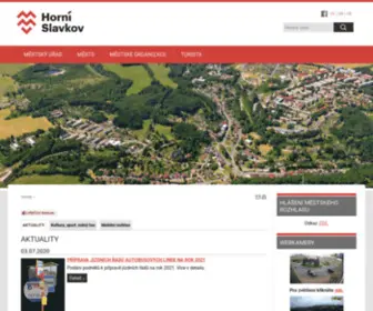 HornislavKov.cz(Oficiální stránky města Horní Slavkov) Screenshot