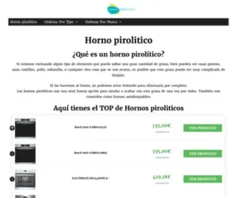 Hornopirolitico.com(Horno pirolitico) Screenshot