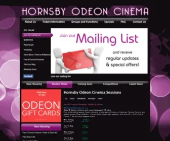 Hornsbyodeoncinema.com.au(Hornsby Odeon Cinema) Screenshot