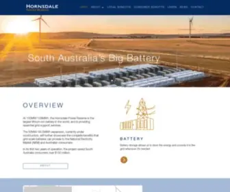 Hornsdalepowerreserve.com.au(The Hornsdale Power Reserve) Screenshot