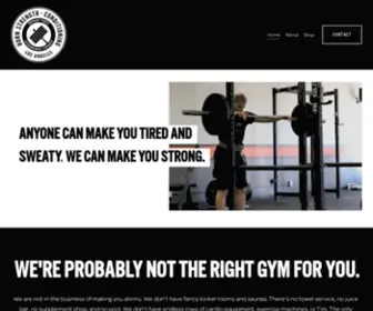 Hornstrength.com(Private Site) Screenshot