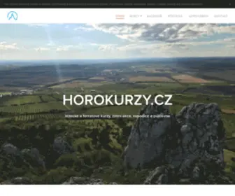 Horokurzy.cz(Profesionální služby horského průvodce s licencí UIMLA) Screenshot