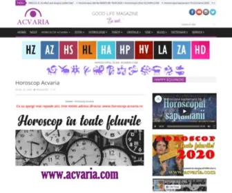 Horoscop-Acvaria.ro(HOROSCOP ACVARIA Horoscop Acvaria) Screenshot