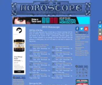 Horoscope-For.com(Horoscope for 2018 year of Dog Today Tomorrow Daily Weekly Monthly Yearly Horoscopes) Screenshot