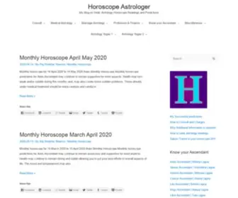 Horoscopeastrologer.com(Online horoscope) Screenshot