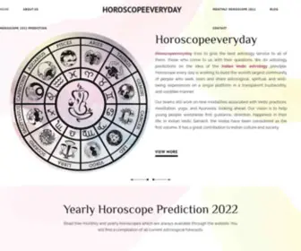 Horoscopeeveryday.com(Horoscopeeveryday) Screenshot