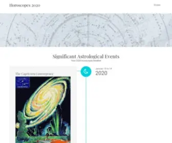 Horoscopes2020.com(Horoscopesby Mystic Medusa) Screenshot