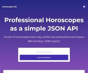 Horoscopesapi.com(Horoscopes API) Screenshot